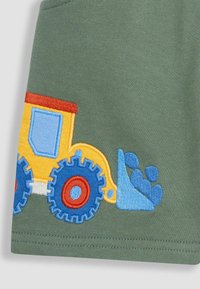 JoJo Maman Bébé APPLIQUE IN POCKET - REGULAR FIT - Jogginghose - khaki green digger