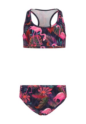 IRENA SET - Bikinier - print flamingo