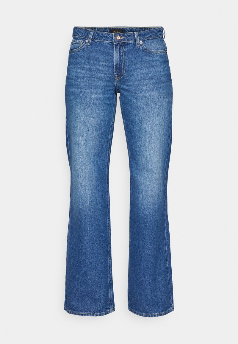 Only Relaxed fit jeans donkerblauw denim