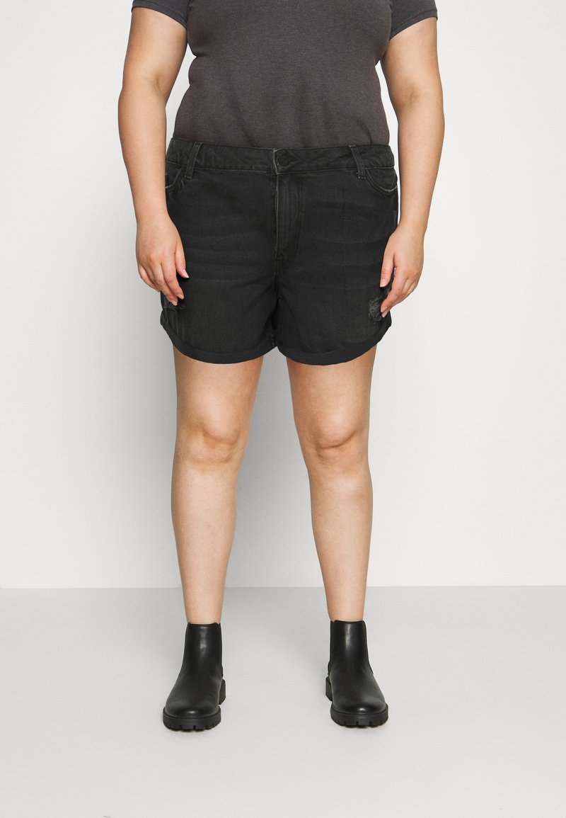 Noisy May Curve Shorts vaqueros - black denim