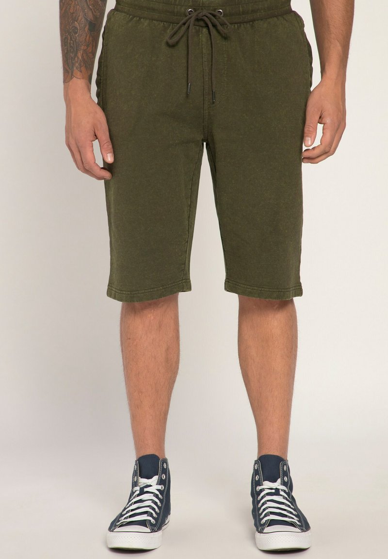 JP1880 BERMUDA VINTAGE WASHED ELASTIKBUND Tracksuit bottoms vert