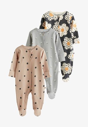 3PACK - Pijama de bebé - neutral grey black