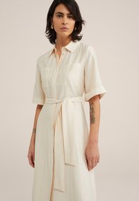 WE Fashion WE STUDIO - Rochie tip cămașă - white