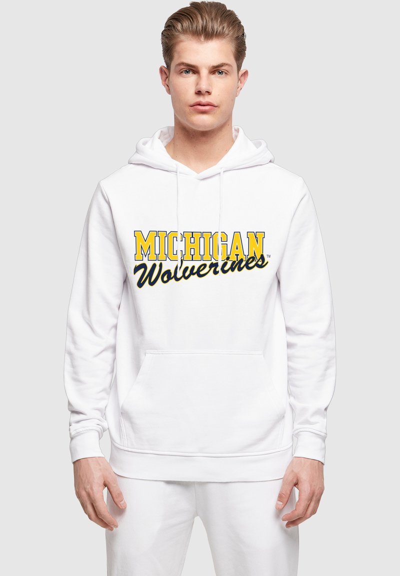 Merchcode MICHIGAN WOLVERINES - SCRIPT  - Luvtröja - white