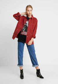 Merchcode LADIES PINK FLOYD LOGO TEE - Marškinėliai su spaudiniu - black