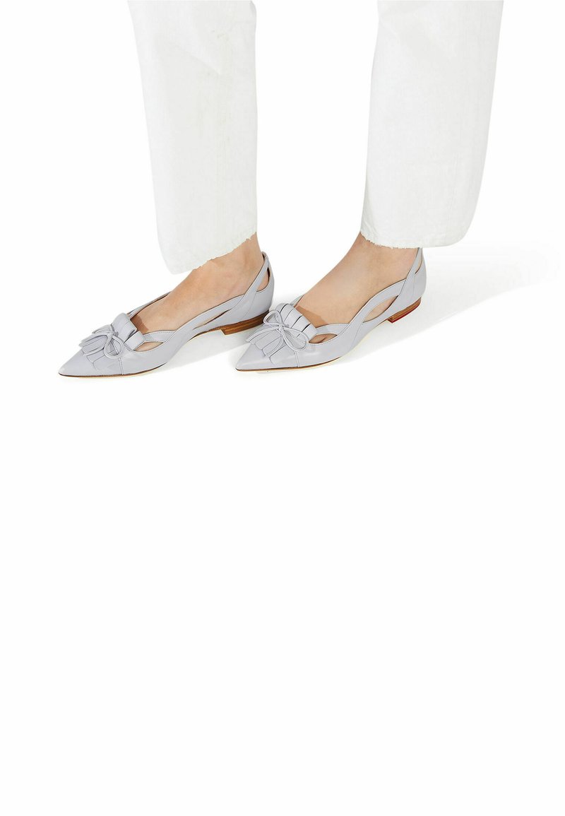 Scarosso SPICY WILD - Bailarinas - grey  calf