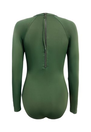 Cupshe, BACK ZIPPER - Costume da bagno - green