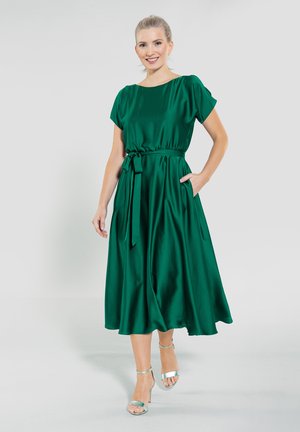 Cocktailjurk - palm green