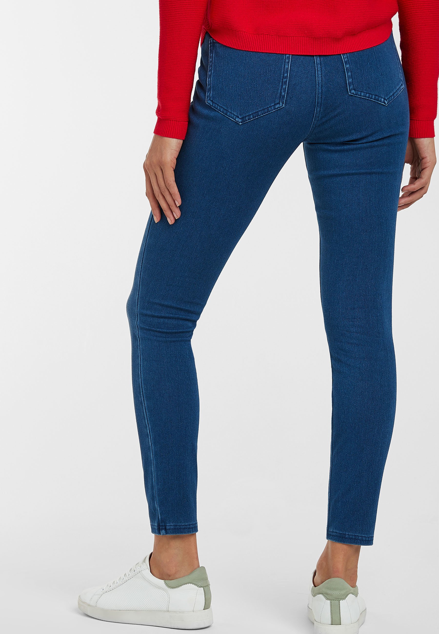 Next BLACK FLY FASTEN JERSEY DENIM LEGGINGS - Vaqueros pitillo - blue/azul  - Zalando.es