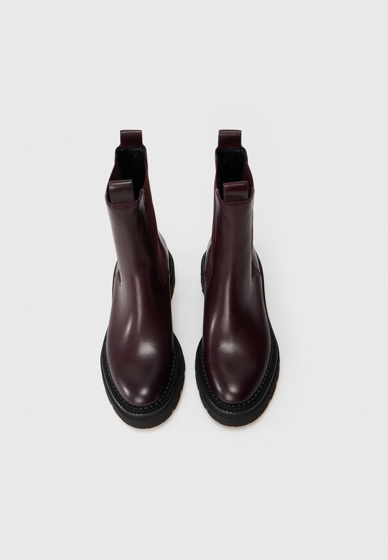 Kennel Schmenger JACY Enkellaarsjes met plateauzool mulberry