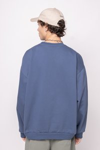 Kaotiko CREW ENEADA UNISEX - Mikina - prusia