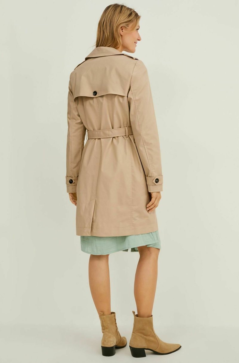 Damen Parkas | C&A Trenchcoat light brown/braun - DF91786 Damen Parkas | C&A Trenchcoat light brown/braun - DF91786