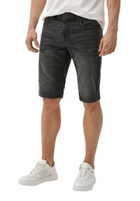s.Oliver REGULAR - Jeansshort - dunkelgrau