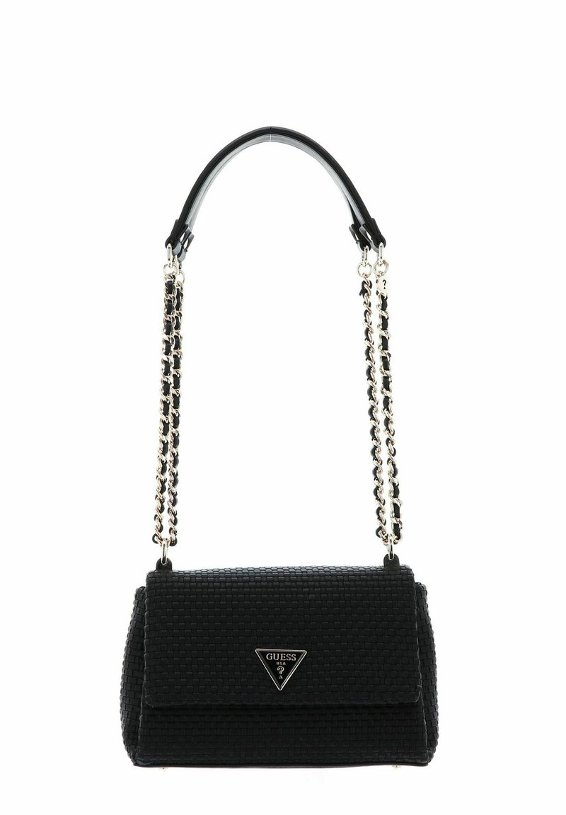 Guess ETEL CONVERTIBLE FLAP - Borsa a tracolla - black