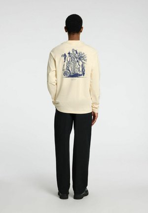 ASH O-NECK TEE - Långärmad tröja - egret