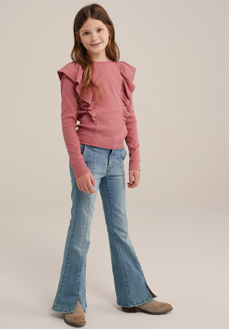 WE Fashion Hosszú ujjú felső - pink