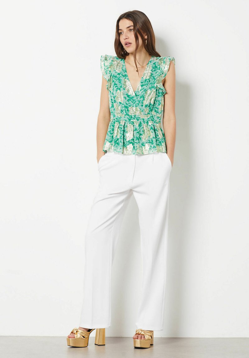 Etam Blouse blauw Etam Blouse blauw