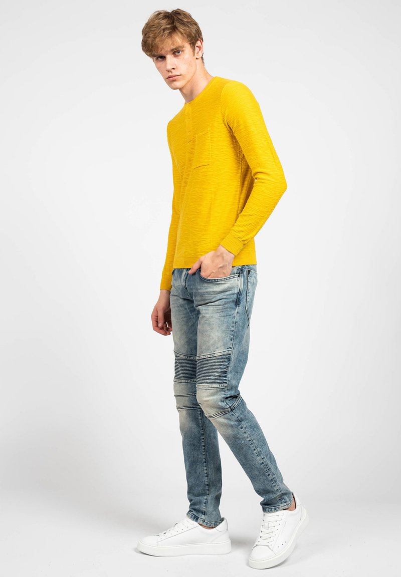 Herren Strickjacken | Antony Morato Strickpullover gelb - KP84970 Herren Strickjacken | Antony Morato Strickpullover gelb - KP84970