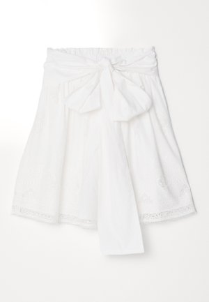 Erdem SKIRT WITH GATHERED WASIT - A-line skirt - white