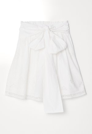 Erdem SKIRT WITH GATHERED WASIT - Spódnica trapezowa - white