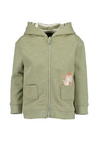 Blue Seven Sweater met rits - oliv