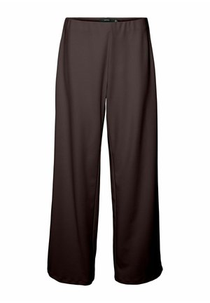 Vero Moda, VMBERLIN ZAMIRA MW WIDE NOOS - Pantalon classique - chocolate torte