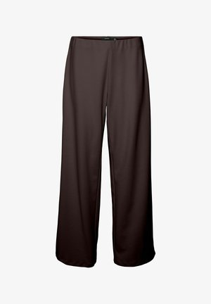 Vero Moda, VMBERLIN ZAMIRA MW WIDE NOOS - Pantalon classique - chocolate torte