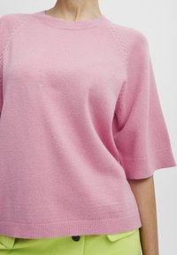 b.young Stickad tröja - pink