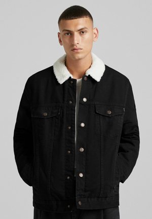 MIT LAMMFELLIMITAT - Giacca di jeans - black