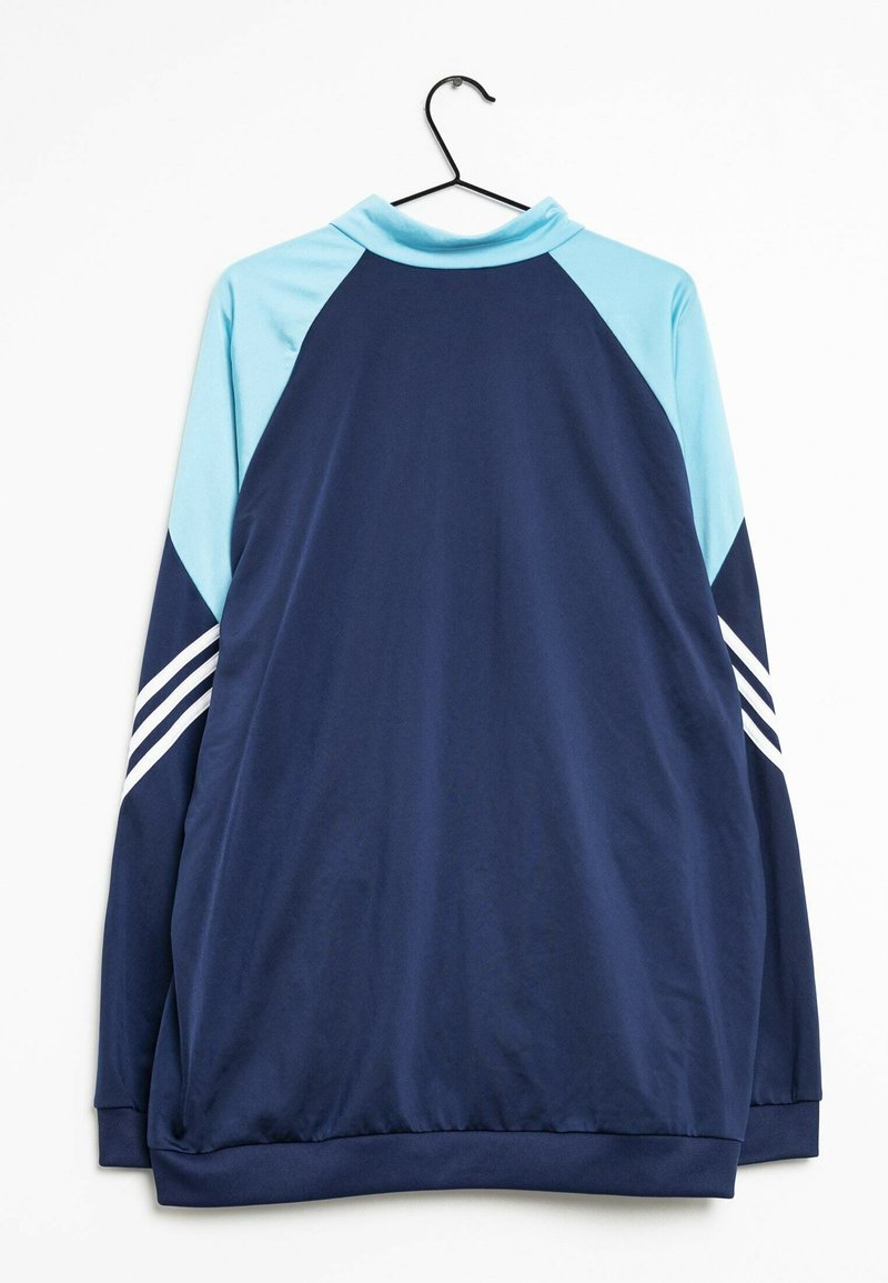 adidas Originals Zip-up sweatshirt - blue - (Pre-owned) - Zalando.de