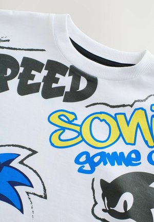Next LICENSED SONIC REGULAR FIT - Marškinėliai su spaudiniu - white