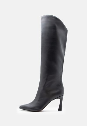Zign LEATHER - High heeled boots - black