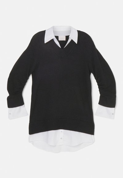 Cinq à Sept COLLAR SANTINA DRESS - Obleka/pulover - black