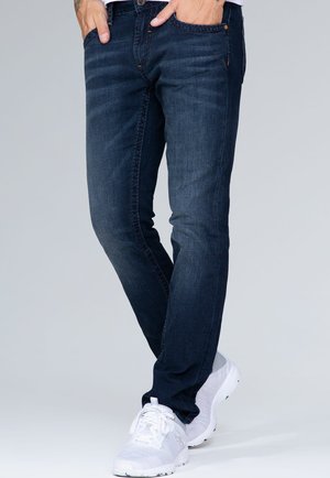 Jeans a sigaretta - blue black vintage
