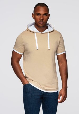 Sweat à capuche - beige