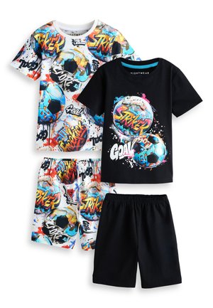 Next, REGULAR FIT - SHORT PYJAMAS 2 PACK  SET. - Pyžamová súprava - multi bright football