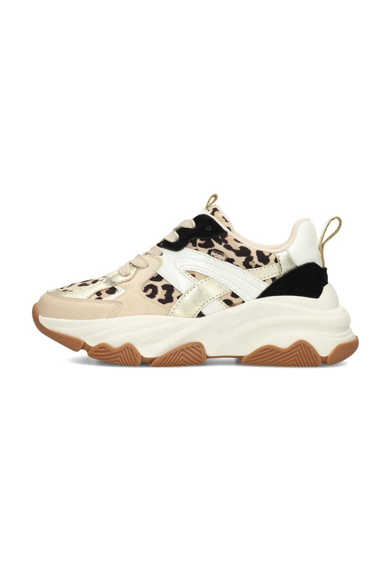 Posh by Poelman GIGI SNEAKERS - Zapatillas - black with animal print