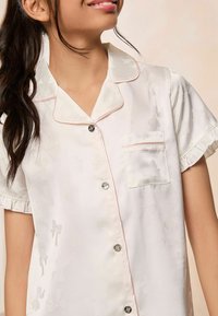 Lipsy REGULAR FIT SET - Pyžamová súprava - white bow jacquard
