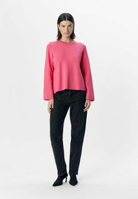 Object OBJREYNARD O-NECK NOOS - Strickpullover - hot pink