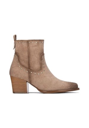 XTI, BOTIN DE MUJER CON TACÓN - Stivaletti texani / biker - beige