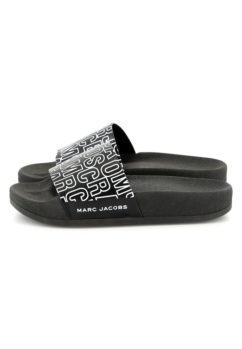 Marc Jacobs - AQUA SLIDES UNISEX - Badslippers - black, Vergroten