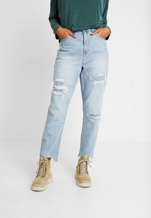 Relaxed fit -farkut - destroyed denim