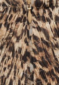 Mango LEOPARD-PRINT - Pliceret nederdel /Nederdele med folder - brown