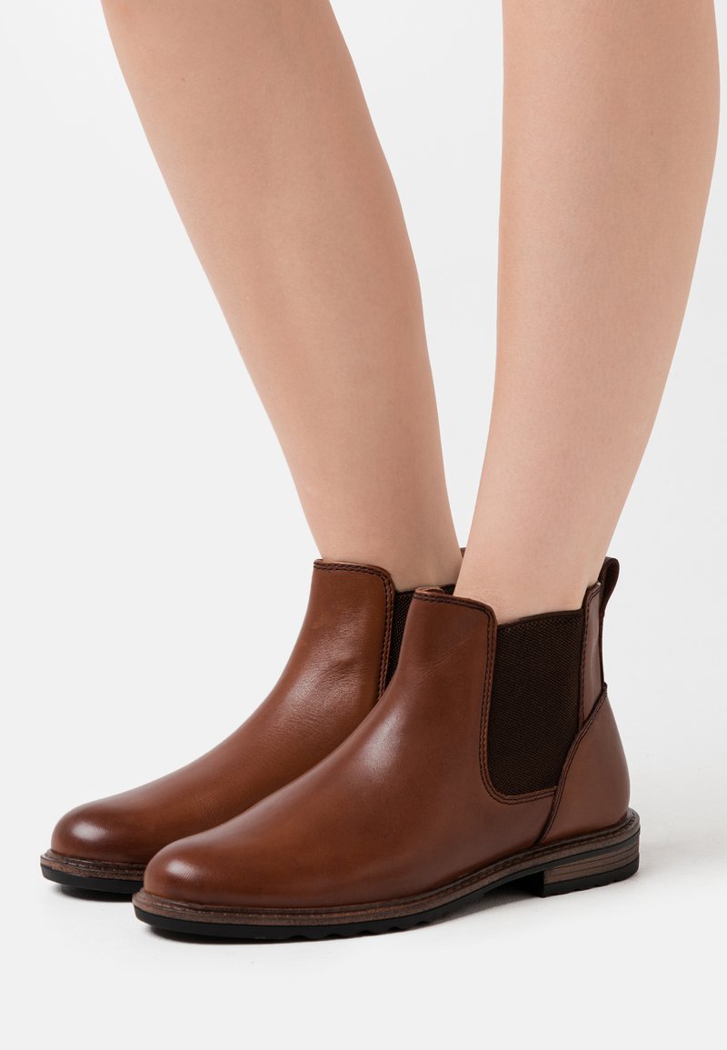 Tamaris Boots à talons - mahogany