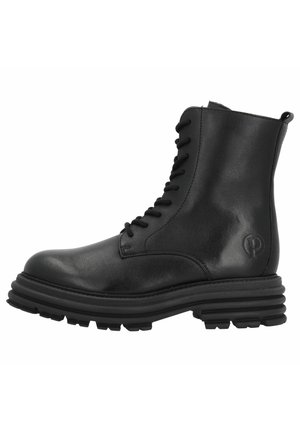 Bottines à lacets - black
