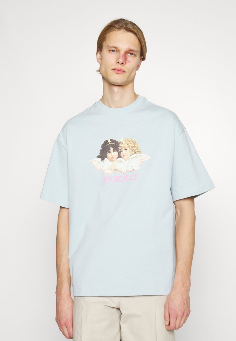John Lennon Rainbows, Love & Peace Camiseta, Azul (Blue Blue