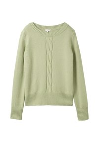 TOM TAILOR Strickpullover - pure sage melange