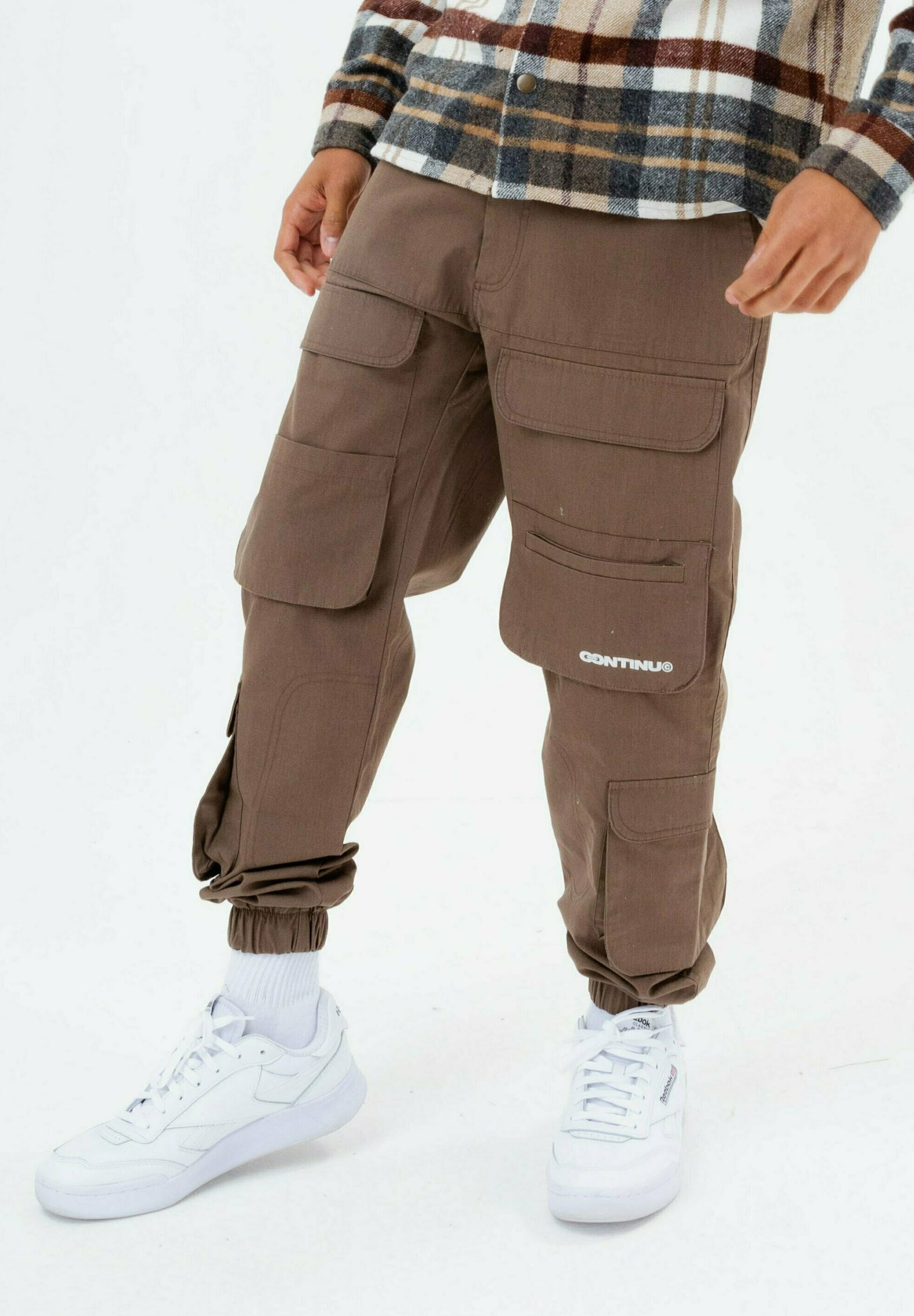 Hype CONTINU8 - CONTINU21115 - Pantaloni cargo - brown/marrone - Zalando.it