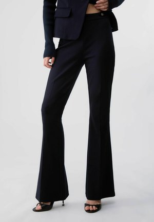 LIU JO, LIU JO FLARE PANTS IN PUNTO MILANO - Pantalon classique - 93922