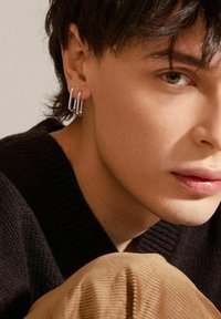 Pilgrim MICHALINA UNISEX - Earrings - silver plated
